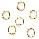 Bits & Pieces 6mm Open Jump Ring 400/Pkg-Gold by Cousin: Product Image