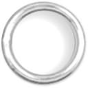 Bits & Pieces 6mm Closed Jump Ring 400/Pkg-Silver by Cousin: Product Image