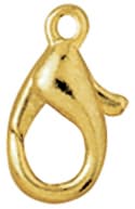 Bits & Pieces 7x9mm Lobster Claw 14/Pkg-Gold by Cousin: Product Image