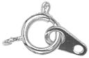 Bits & Pieces 6mm Spring Rings 36/Pkg-Silver by Cousin: Product Image