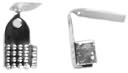Bits & Pieces Fold Over Wide Ribbon End 160/Pkg-Silver by Cousin: Product Image