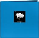 Book Cloth Cover Postbound Album With Window 8"X8"-Sky Blue by Pioneer: Product Image