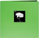 Book Cloth Cover Postbound Album With Window 8"X8"-Citrus Green by Pioneer: Product Image