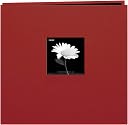 Book Cloth Cover Postbound Album With Window 12"X12"-Burgundy by Pioneer: Product Image