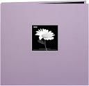 Book Cloth Cover Postbound Album With Window 8"X8"-Misty Lilac by Pioneer: Product Image