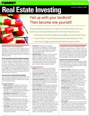 Real Estate Investing (Quamut)