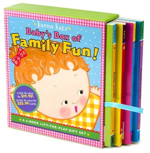 Baby's Box of Family Fun: A 4-Book Lift-the-Flap Gift Set: Where Is Baby's Mommy?; Daddy and Me; Grandpa and Me, Grandma and Me