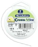 Crinkle Wire 7-Strand .018" (.45mm) Diameter 15ft/Pkg-Bright by Beadalon: Product Image