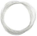 Silver Plated Memory Wire Oval Bracelet .35 Oz/Pkg-Approx 23 Loops by Beadalon: Product Image