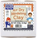 Air Dry Modeling Clay 10 Pounds-White by AMACO: Product Image