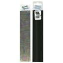 Friendly Plastic 1.5"X7"-Blue Metallic Swirl/Black Print by AMACO: Product Image
