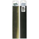 Friendly Plastic 1.5"X7"-Gold/Black Metallic Solid by AMACO: Product Image