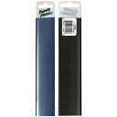 Friendly Plastic 1.5"X7"-Light Blue/Black Metallic Solid by AMACO: Product Image