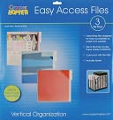 Cropper Hopper Easy Access Files 3/Pkg-Frost 12"X12" by Advantus: Product Image