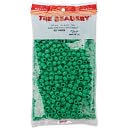 Pony Beads 6x9mm 900/Pkg-Opaque Green by Beadery: Product Image