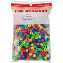 Pony Beads 6x9mm 900/Pkg-Neon Multi by Beadery: Product Image