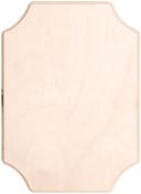 Baltic Birch French Corner Plaque-5"X7" by Walnut Hollow: Product Image