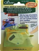 Desk Needle Threader-Green by Clover: Product Image