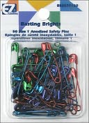 Basting Brights Safety Pins Size 1-50/Pkg by Wrights: Product Image