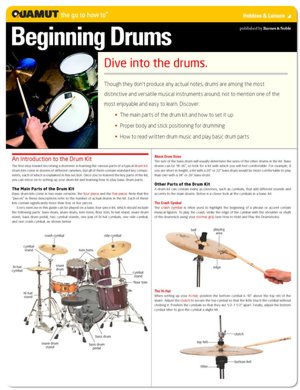 Beginning Drums (Quamut)