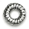 Precious Accents Silver Plated Metal Beads & Findings-6mm Ring Bead 34/Pkg by Cousin: Product Image