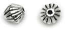 Precious Accents Silver Plated Metal Beads & Findings-5.5mm Bicone Bead 28/Pkg by Cousin: Product Image