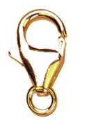 Gold Elegance 14k Gold Plated Beads & Findings-7x13mm Lobster Clasp 2/Pkg by Cousin: Product Image