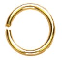 Gold Elegance 14k Gold Plated Beads & Findings-4mm Open Jump Ring 30/Pkg by Cousin: Product Image