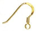 Gold Elegance 14k Gold Plated Beads & Findings-Fishhook Earring 8/Pkg by Cousin: Product Image