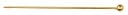 Gold Elegance 14k Gold Plated Beads & Findings-25mm Ball End Head Pin 12/Pkg by Cousin: Product Image