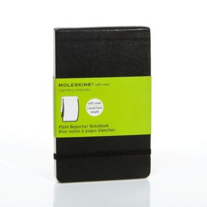 Moleskine Classic Soft Cover Pocket Plain Reporter Notebook