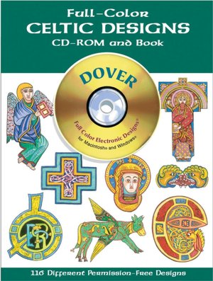 Full-Color Celtic Designs CD-ROM and Book
