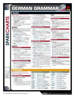 German Grammar (SparkCharts)