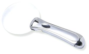 Chrome RimFree Lighted Magnifier