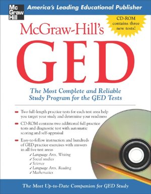 McGraw-Hill's GED with CD-Rom: The Most Complete and Reliable Study Program for the GED Tests