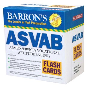 Barron's ASVAB Flash Cards: Armed Services Vocational Aptitude Battery