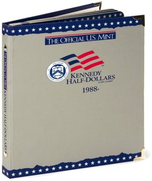Official U.S. Mint Kennedy Half-Dollars Coin Album: 1988-