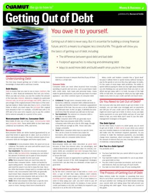 Getting Out of Debt (Quamut)