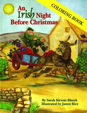 An Irish Night Before Christmas Coloring Book
