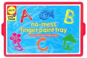 No Mess Finger Paint Tray