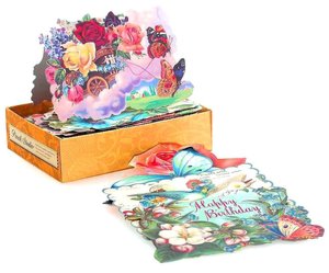 Box Card Assorted Ephemera set of 24