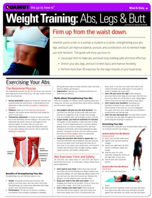 Weight Training: Abs, Legs, and Butt (Quamut)