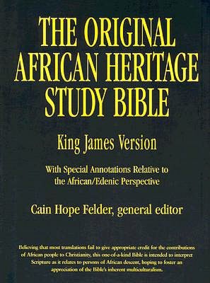 Book downloader for pc Original African Heritage Study Bible 9780817015121 by Cain Hope Felder (English literature) MOBI CHM