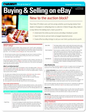 Buying & Selling on eBay (Quamut)