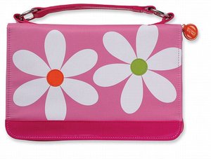 Microfiber Daisy Pink Zipper Pocket Med Zondervan