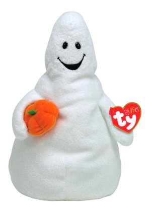 Doll Shudder White Ghost with pumpkin: pluffie