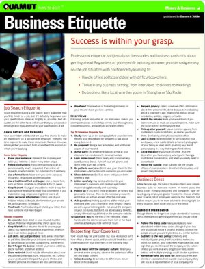 Business Etiquette (Quamut)