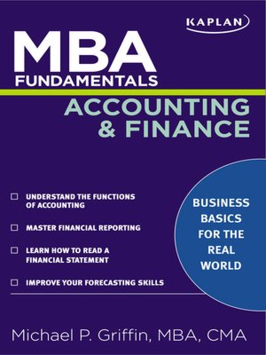MBA Fundamentals Accounting and Finance