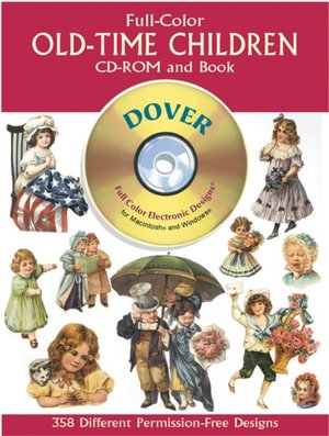 Full-Color Old-Time Children (CD-Rom & Book)
