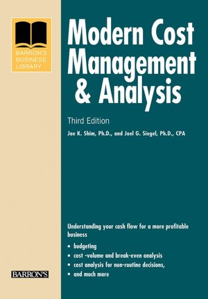 Best sellers books pdf free download Modern Cost Management and Analysis in English 